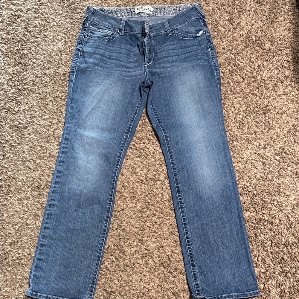 Ariat Women's Classic Blue Straight Leg Jeans